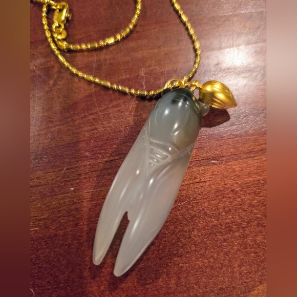 Jewelry - Antique Jade Cicada Necklace